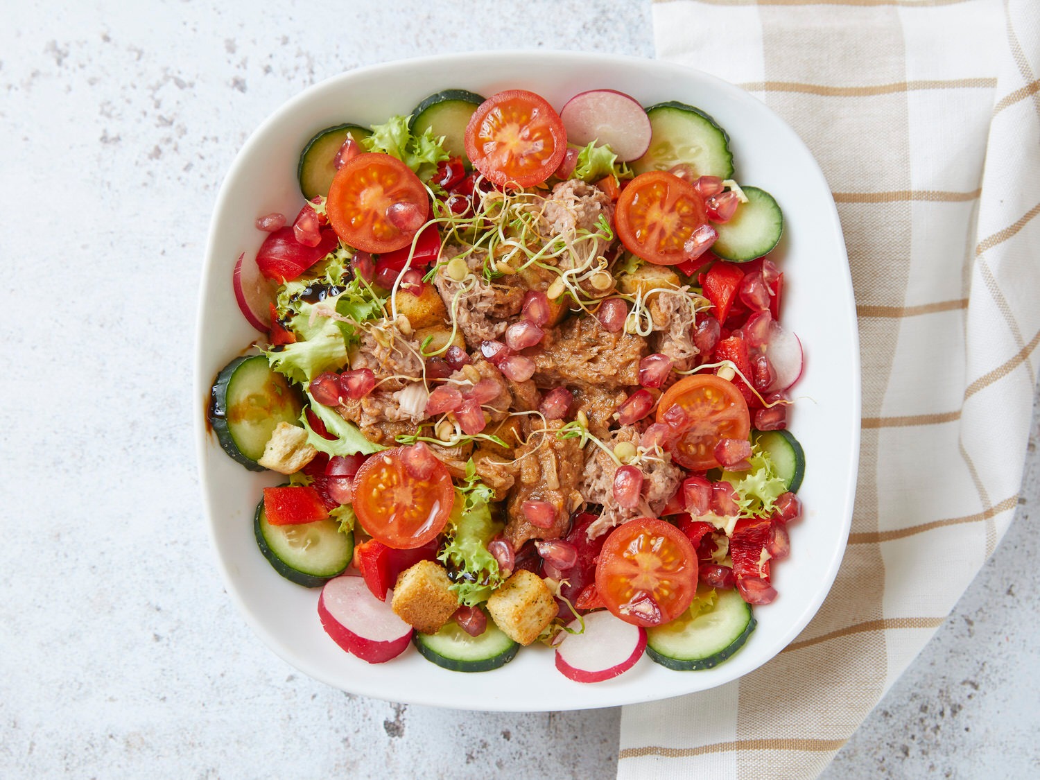 Ensalada jack fruit